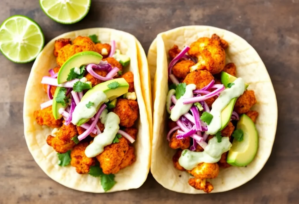 Crispy Cauliflower Tacos