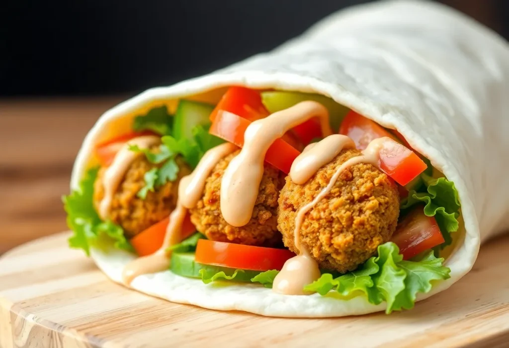 Vegan Falafel Wraps